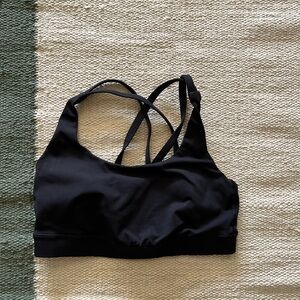 Lululemon Black Strappy Women's Sports Bra